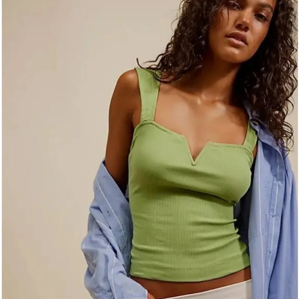 * Free People Intimately Maisie V Wire Cami Size Large NWOT